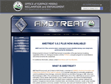 Tablet Screenshot of amd.osmre.gov
