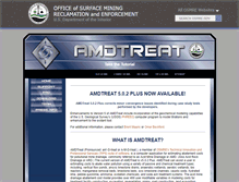 Tablet Screenshot of amdtreat.osmre.gov
